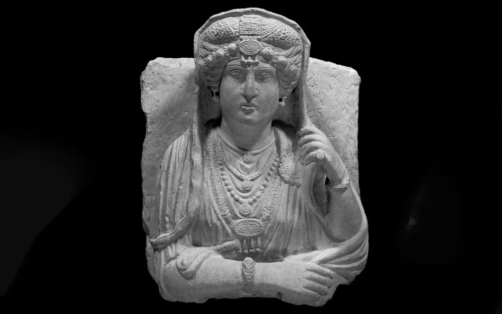 Bust of woman from Palmyra.