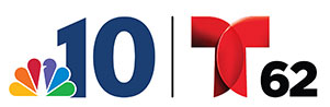 NBC10 T62 Telemundo logo.